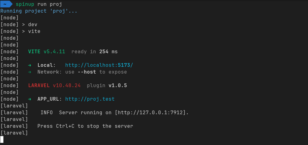 Spinup CLI