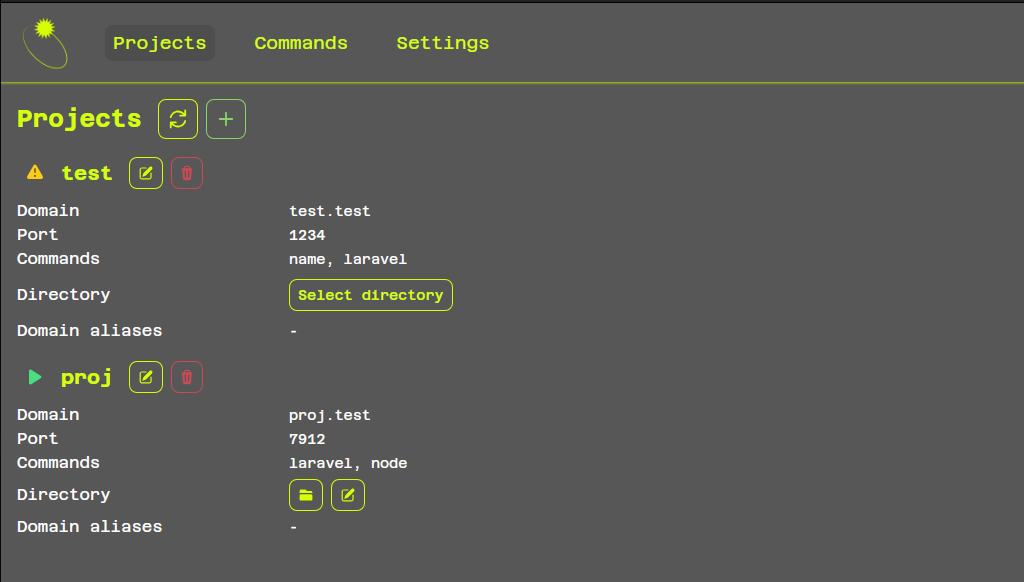 Spinup screenshot